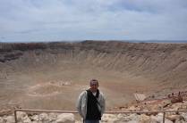 A impressionante cratera do meteoro, ou 'Meteor Crater', no Arizona - Estados Unidos